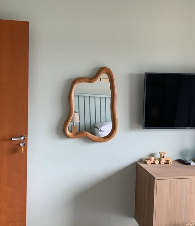 Espelho Escultura Dunas 60 x 45cm